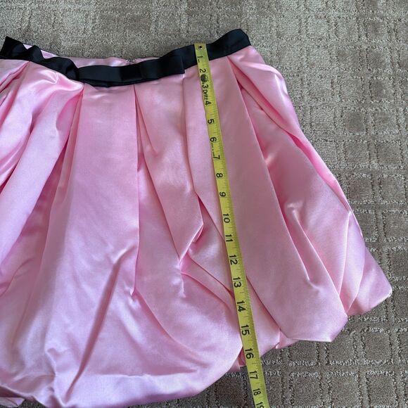 Hutch Full Pleated Bubble Mini Skirt Women's 8 (Fits 6) Bubblegum Pink Coquette - Picture 10 of 11